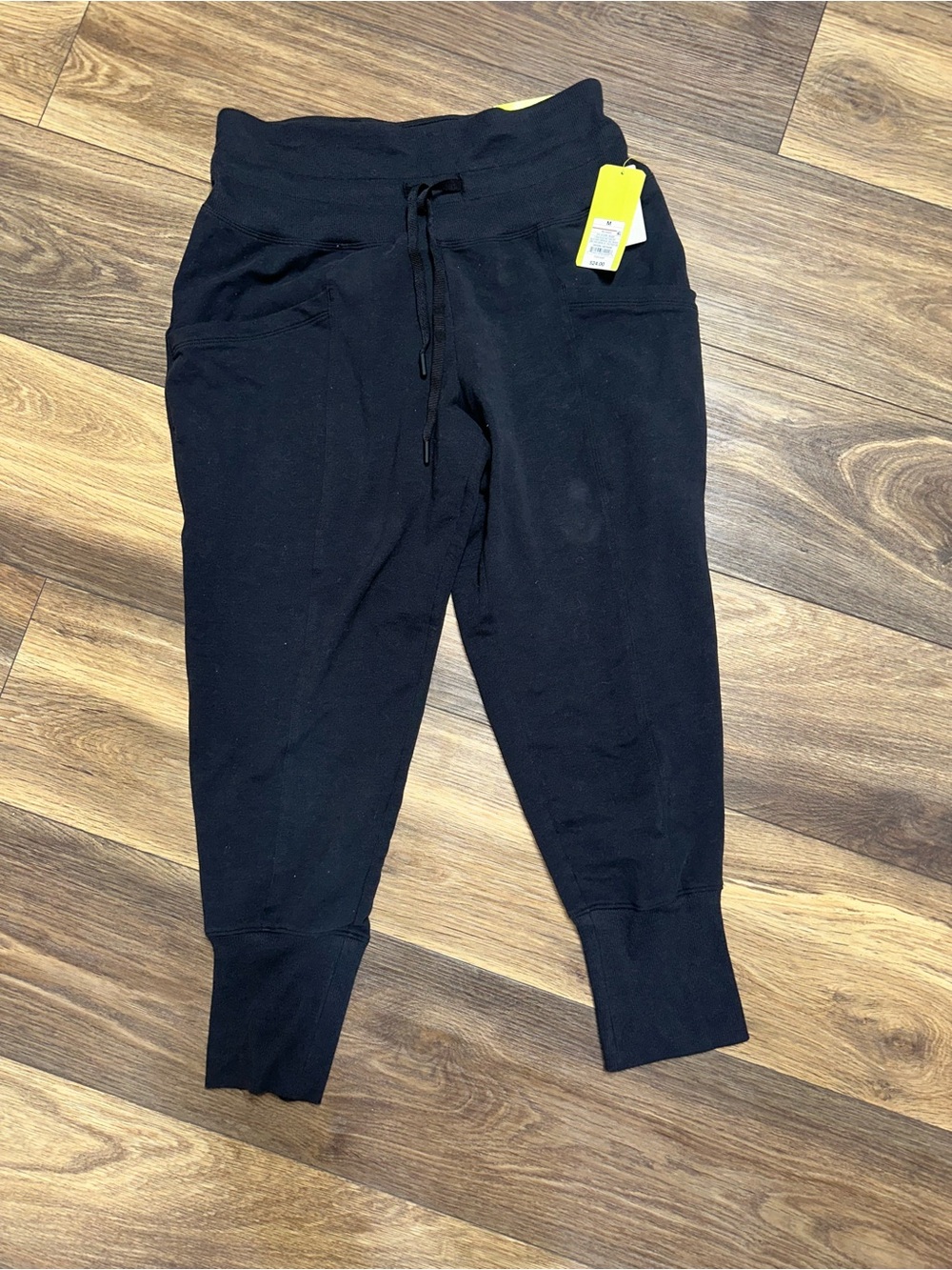 Black Drawstring Jogger Pants